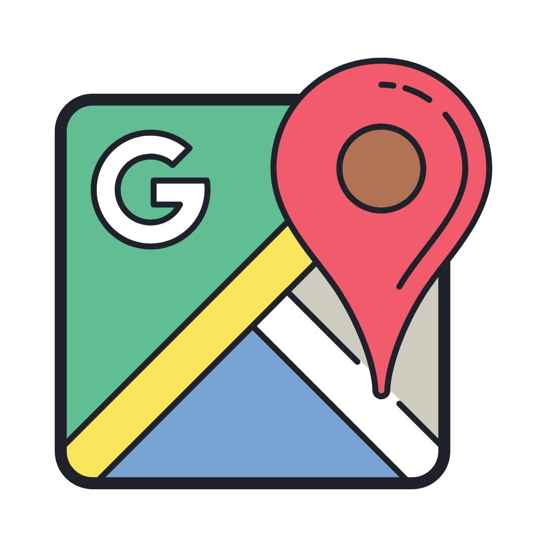 Google Local Search Icon Sketch