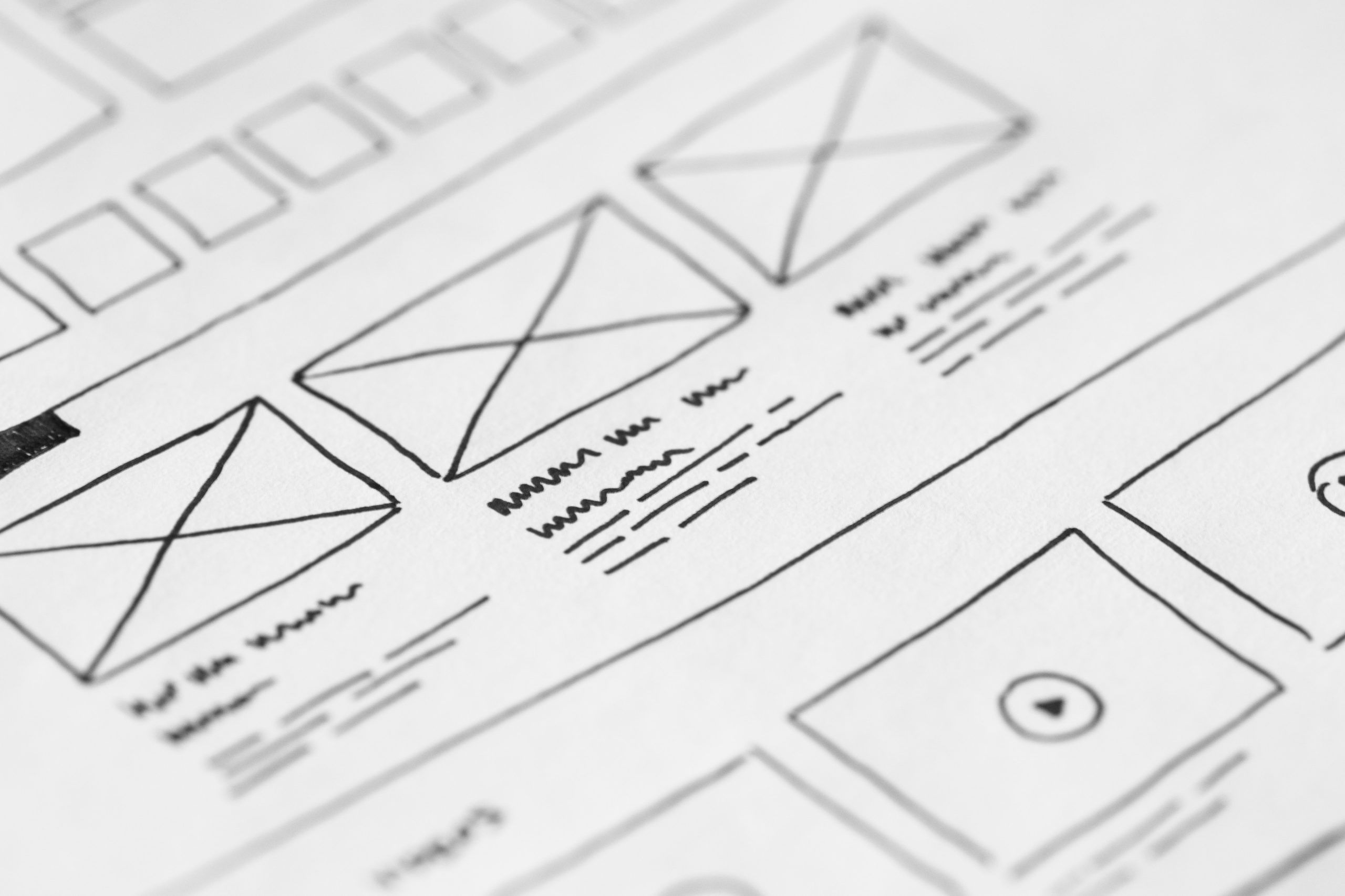 Responsive Web Design Plan on Paper