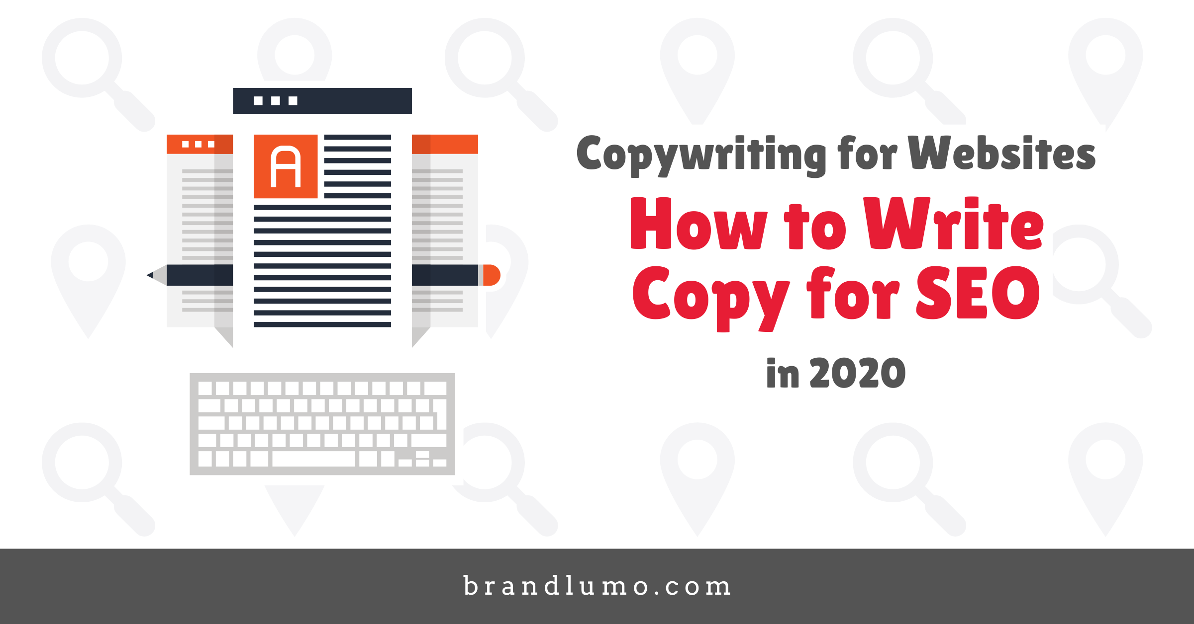 Website Copywriting - How to Write Copy for SEO Featured Image